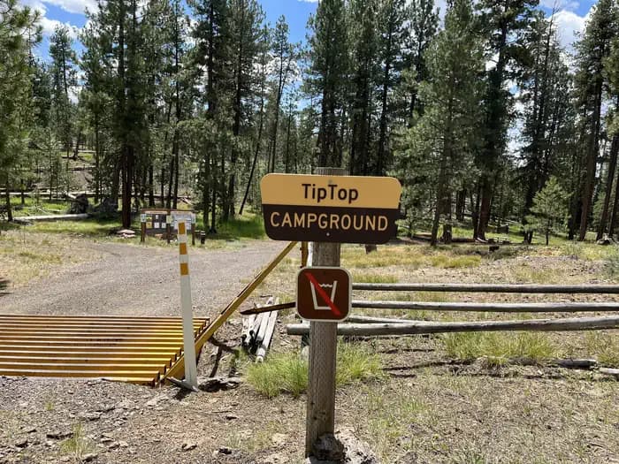 Tip Top Campground in Oregon
