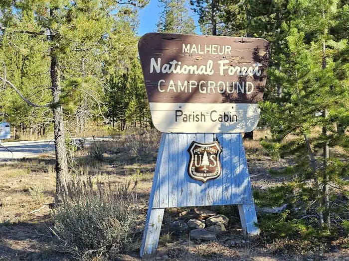 Parish Cabin Campground campground in Oregon