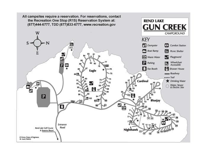 GUN CREEK campground in Illinois