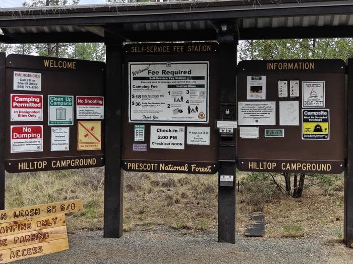 Hilltop Campground (AZ) campground in Arizona