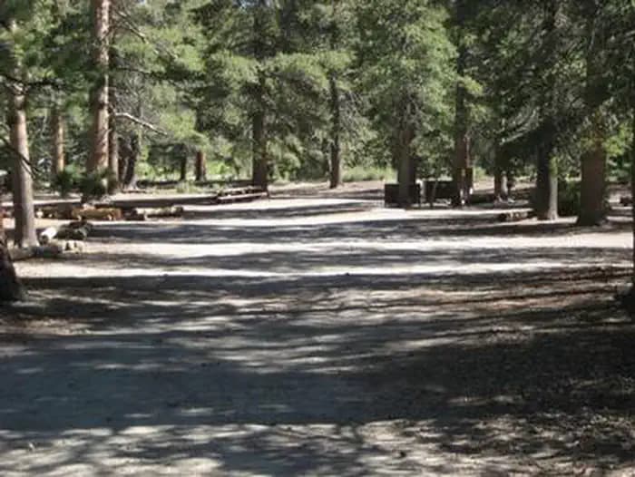 OBSIDIAN FLAT campground in California