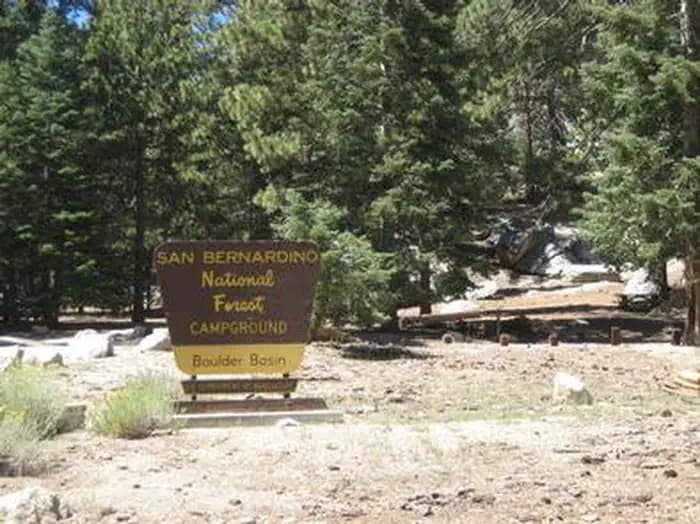 BOULDER BASIN campground in California