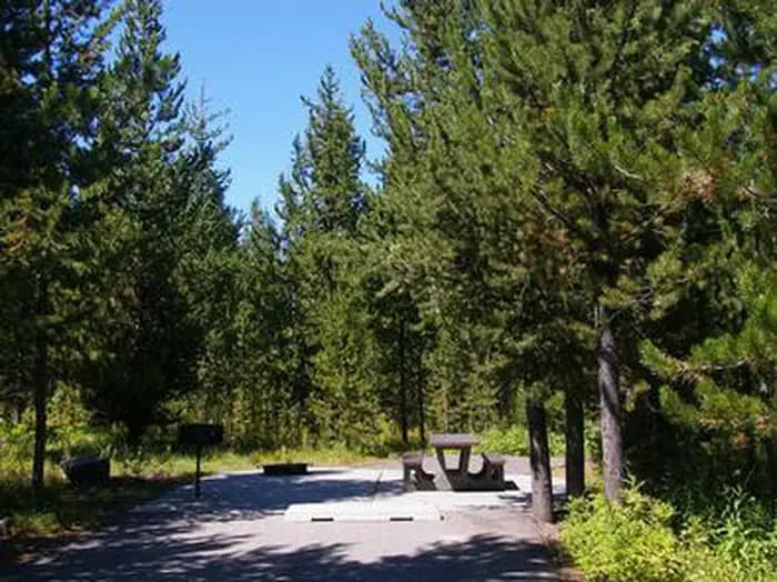 RIVERSIDE (ID - TARGHEE) campground in Idaho