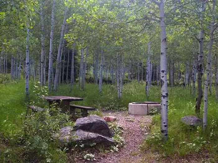 IRON MINE campground in Utah