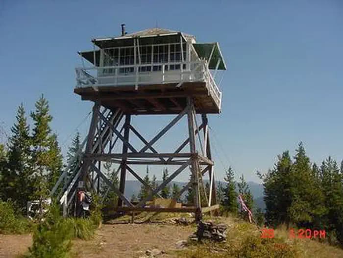 ARID PEAK LOOKOUT campground in Idaho