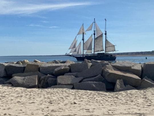 Scusset Beach State Reservation Campground in Massachusetts