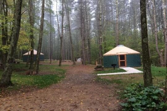 Wells State Park Campground in Massachusetts
