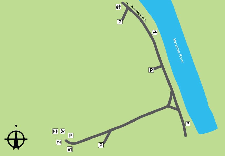 Meramec State Park Group Tenting Campground in Missouri