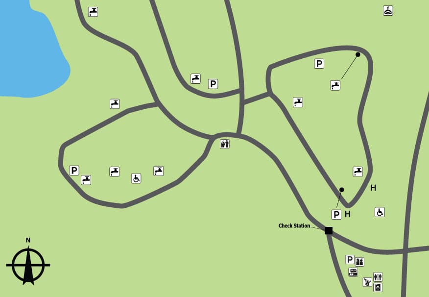 Pomme de Terre State Park Hermitage Campground (Loops 100 and 300) in Missouri