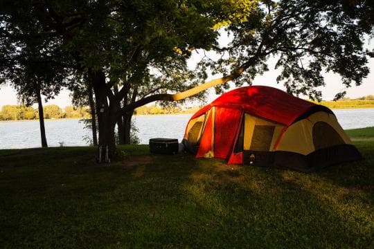 Mormon Island Sra Campground in Nebraska