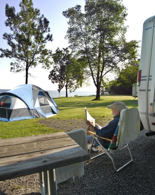 Lakeside State Park Campground in New York