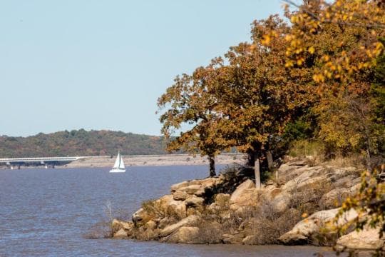 Keystone State Park Campground in Oklahoma