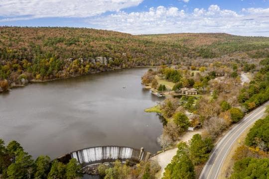 Robbers Cave State Park Campground in Oklahoma