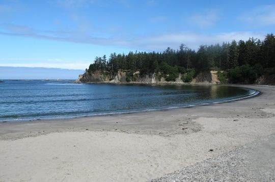 Sunset Bay State Park Campground in Oregon