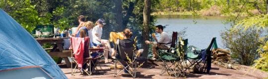 Ricketts Glen State Park Campground in Pennsylvania