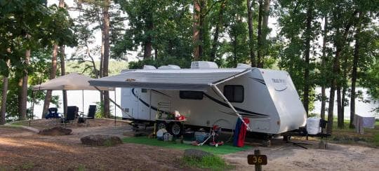 Tyler State Park Campground in Texas