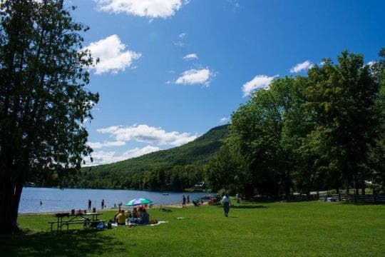 Elmore State Park Campground in Vermont