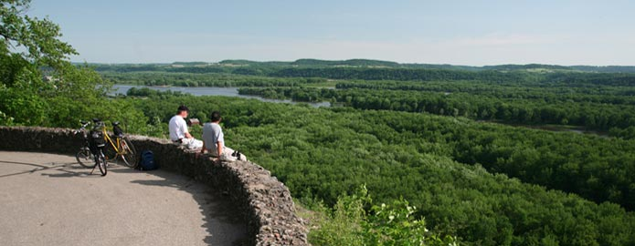 Nelson Dewey State Park Campground in Wisconsin