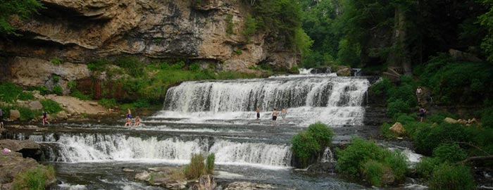 Willow River State Park Campground in Wisconsin