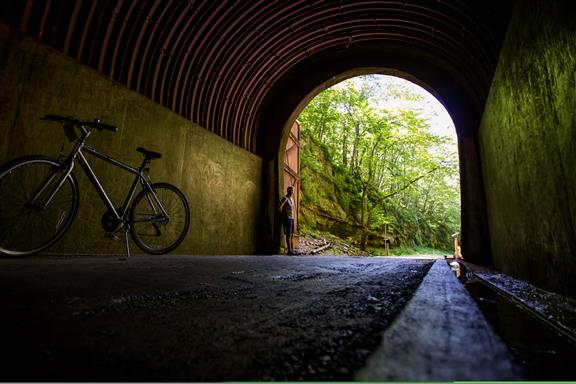 Elroy-Sparta State Trail Campground in Wisconsin